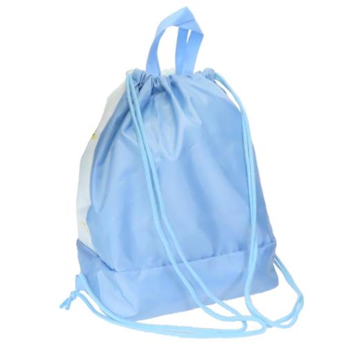 2層ナップサック プールバッグ おさるのジョージ サックス マルヨシ 海プール レジャー用品