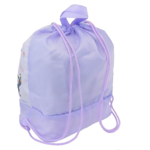 ポケットモンスター キャラクター プールバッグ 2層ナップサック パープル ポケモン