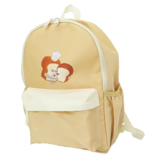 パンどろぼう柴田ケイコキッズリュック食パンキャラクター リュック ぬいぐるみ素材 デイパック パンどろぼう リュック ベージュ キッズリュック