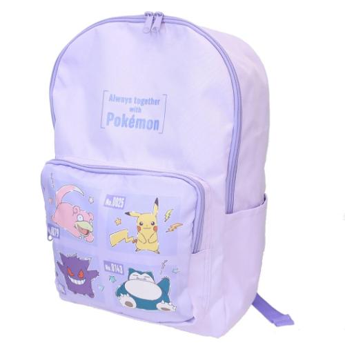 18Lリュック デイパック パープル ポケットモンスター ポケモン