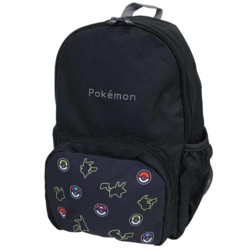 デイパック 11Lリュック ポケットモンスター クロ モンスターボール マルヨシ ポケモン