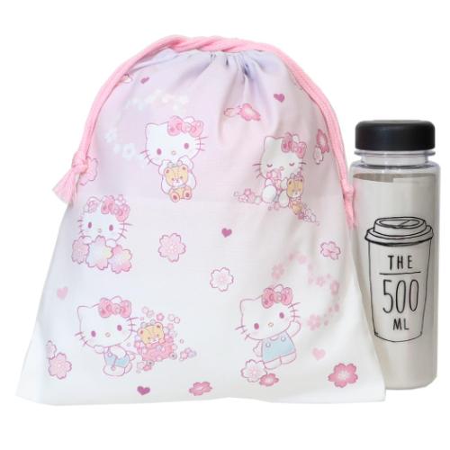 ハローキティ グッズ 巾着袋 キャラクター 巾着M ピンク