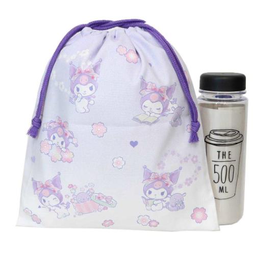 巾着袋 巾着M パープル クロミ サンリオ マルヨシ