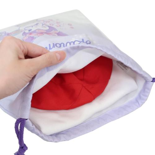 巾着袋 巾着M パープル クロミ サンリオ マルヨシ