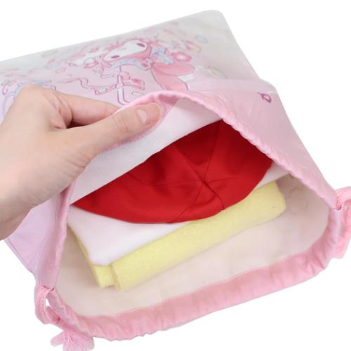 巾着L 巾着袋 マイメロディ ピンク サンリオ マルヨシ 新学期準備雑貨 幼稚園 小学生 キャラクター