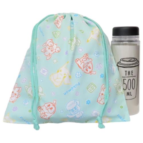 ポケットモンスター 巾着M ポケモン 巾着袋 キャラクター ミント マルヨシ