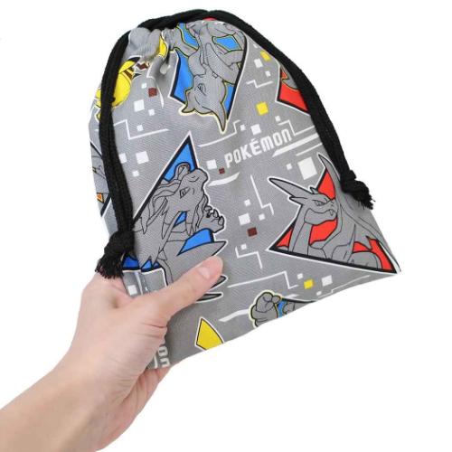 ポケットモンスター 巾着S ポケモン 巾着袋 キャラクター グレー