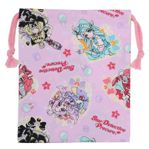 巾着S 巾着袋 名探偵プリキュア！ マルヨシ 新学期準備雑貨 アニメキャラクター