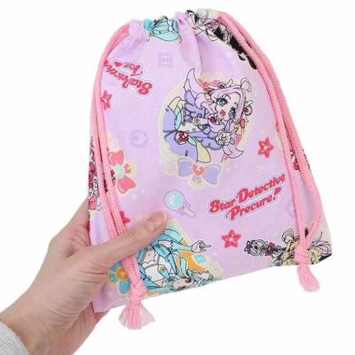 巾着S 巾着袋 名探偵プリキュア！ マルヨシ 新学期準備雑貨 アニメキャラクター