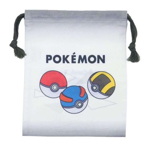 ポケットモンスター グッズ 巾着袋 キャラクター 巾着S きんちゃくポーチ グレー ポケモン