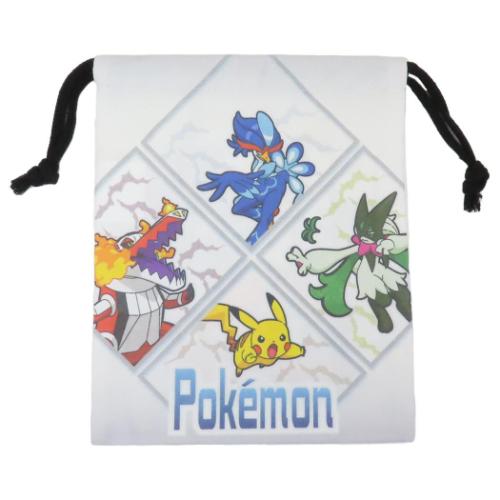 ポケットモンスター ポケモン キャラクター 巾着袋 キャラクター巾着S グレー マルヨシ