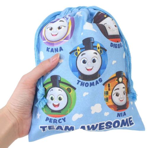 きかんしゃトーマス キャラクター 巾着袋 キャラクター巾着 S サックス グッズ