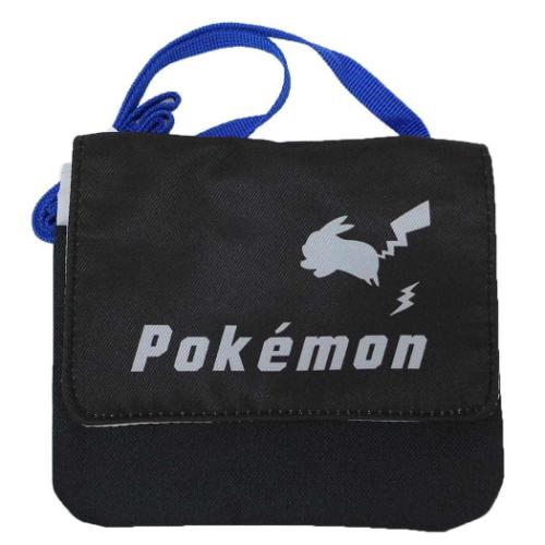 クリップポケットショルダー付き クリップポケット ポケモン ポケットモンスター クロ ピカチュウ マルヨシ 子供用ポーチ キッズポーチ キャラクター