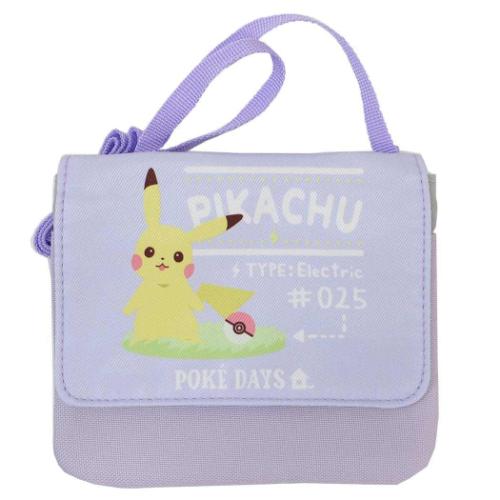ポケットモンスター グッズ クリップポケット キャラクター クリップポケットショルダー付き パープル ポケモン
