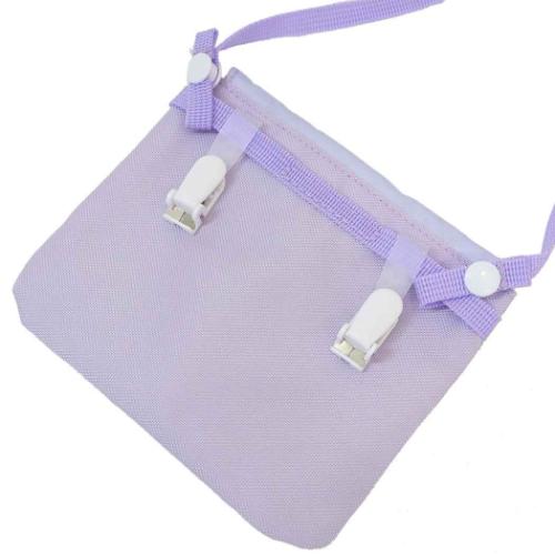 ポケットモンスター グッズ クリップポケット キャラクター クリップポケットショルダー付き パープル ポケモン