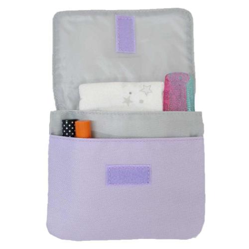 ポケットモンスター グッズ クリップポケット キャラクター クリップポケットショルダー付き パープル ポケモン