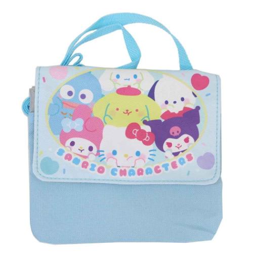 クリップポケット クリップポケットショルダー付き サンリオ サンリオキャラクターズ サックス マルヨシ 子供用ポーチ キッズポーチ