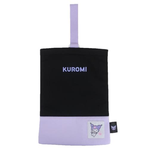 クロミ サンリオ キャラクター シューズバッグ シンプルシューズケース クロ 新入学