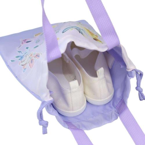 ポケットモンスター キャラクター シューズバッグ 巾着シューズケース パープル ポケモン