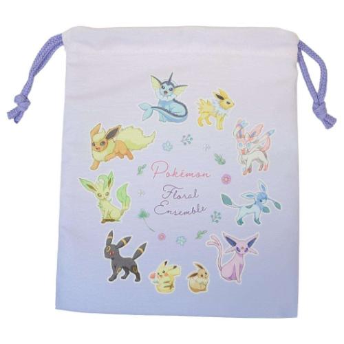 巾着S 巾着袋 ポケットモンスター パープル ポケモン マルヨシ 新学期