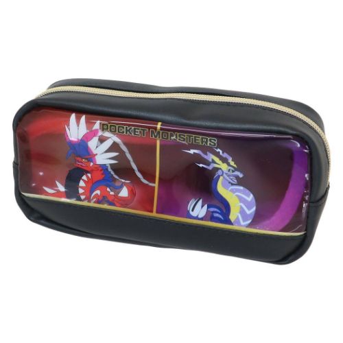Pokemon（ポケモン） ペンケース 窓ポーチ ポケットモンスター クロ
