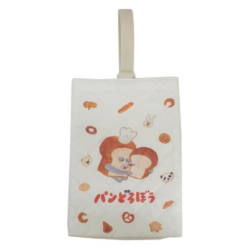シューズバッグ パンどろぼう キルトシューズケース オフシロ 新入学 体育館靴入れ 絵本キャラクター