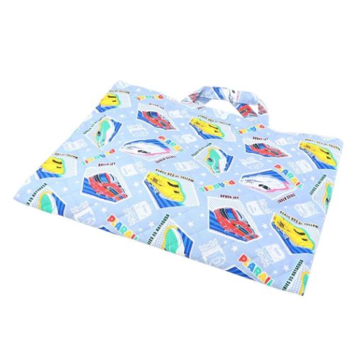 キルトレッスンバッグ大 レッスンバッグ サックス プラレール 鉄道 マルヨシ ジュニアお稽古かばん 新学期準備雑貨