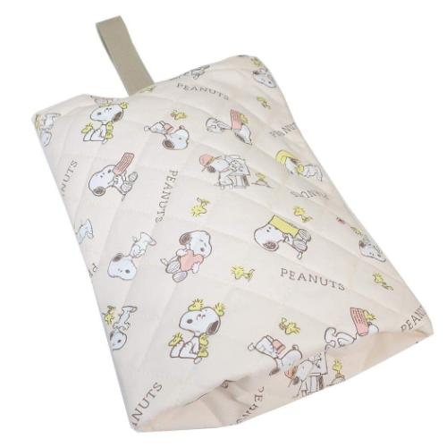 スヌーピー キャラクター シューズバッグ キルトシューズケース キナリ ピーナッツ