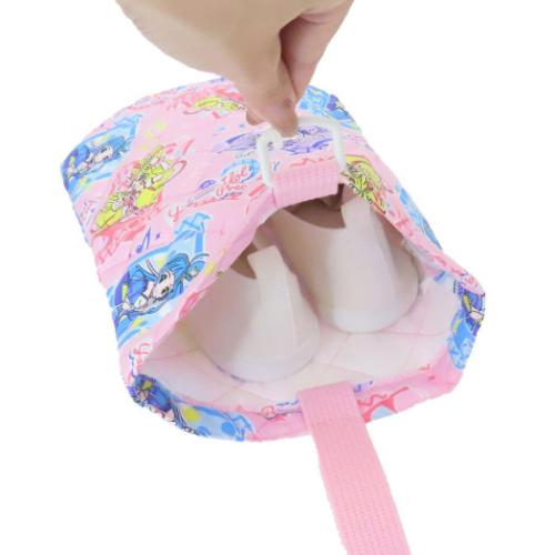 キミとアイドルプリキュア グッズ シューズバッグ アニメキャラクター キルトシューズケース プリキュア