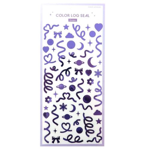 シールシート COLOR LOG SEAL カミオジャパン デコレーション