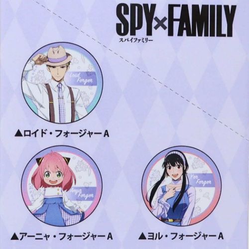 スパイファミリー SPY FAMILY トレーディングホロ缶バッジ全6種 缶バッジ MIX 少年ジャンプ アニメキャラクター