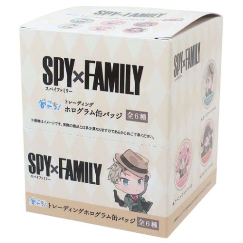 スパイファミリー SPY FAMILY 少年ジャンプ アニメキャラクター 缶バッジ トレーディングホログラム缶バッジ 全6種 6個入セット おっこち