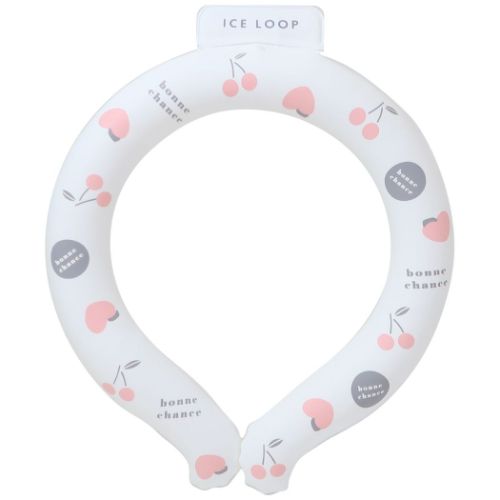 夏用クールネック 首もとひんやりアイスループ Sサイズ bonne chance カミオジャパン ICE LOOP 熱中症対策 子供 冷却