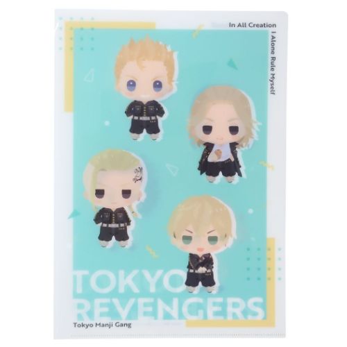 クリアフォルダー A4シングルファイル クリアファイル ちまっこ セイレツ 東京リベンジャーズ 少年マガジン カミオジャパン