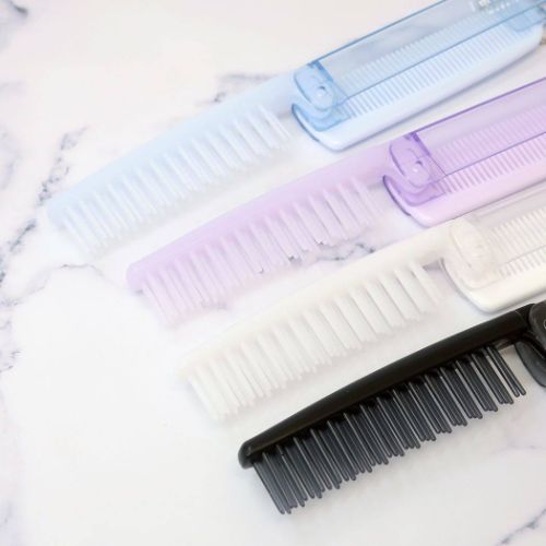 ヘアブラシ モードカラー 折りたたみブラシ＆コーム プレゼント