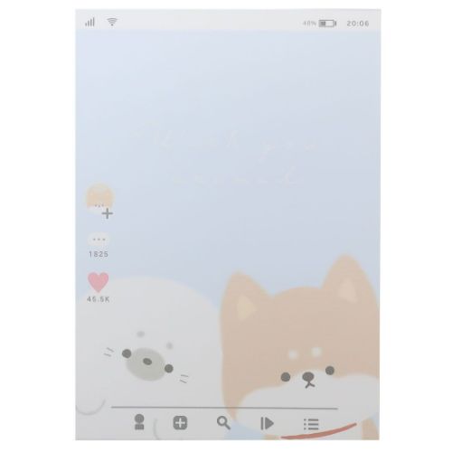 カミオジャパン メモ帳 A6パロディメモ WITH YOU ANIMAL おもしろ文具