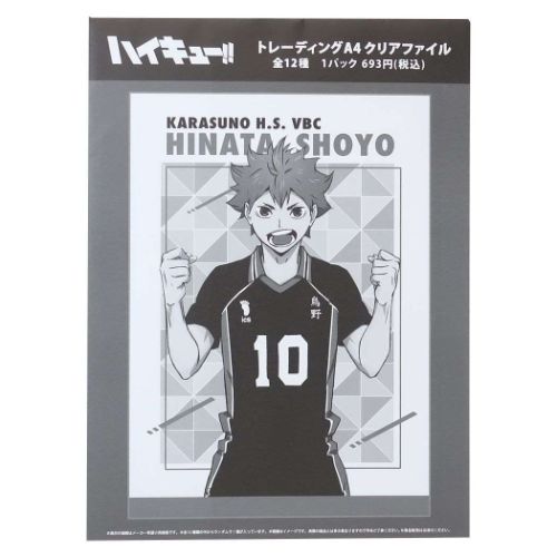 ハイキュー！！ アニメキャラクター クリアフォルダー