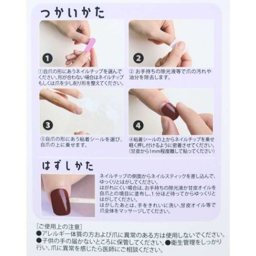 コスメ雑貨 貼るだけカンタン ネイルチップ ラメグラデ カミオジャパン
