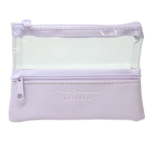 ミニポーチ 2ポケットクリアミニポーチ カミオジャパン 小物入れ