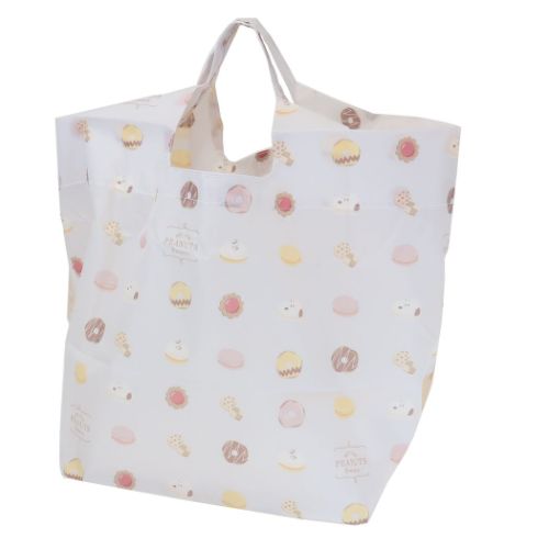 スヌーピー エコバッグ 底板付きエコバッグミニ 外ポケット付き CUTE SWEETS ピーナッツ カミオジャパン 爆買