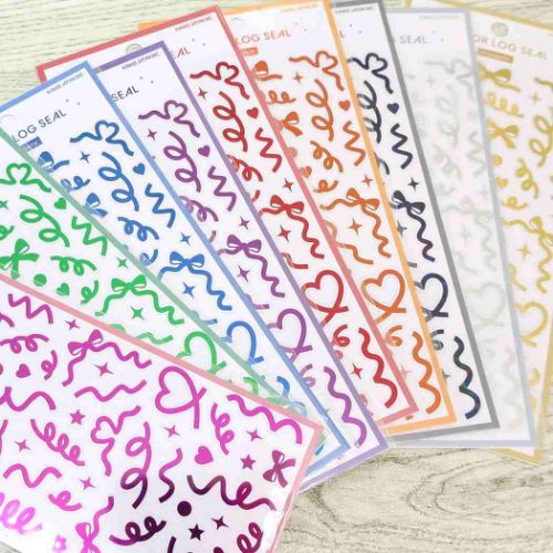 シールシート COLOR LOG SEAL カミオジャパン デコレーション