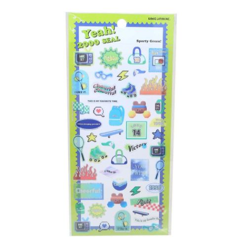 �V�[���V�[�g YEAH�I2000SEAL SPORTY GREEN �J�~�I�W���p��