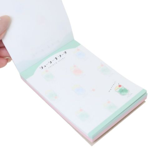 カミオジャパン メモ帳 ミニミニメモ ジューシーな ソーダ 新学期準備