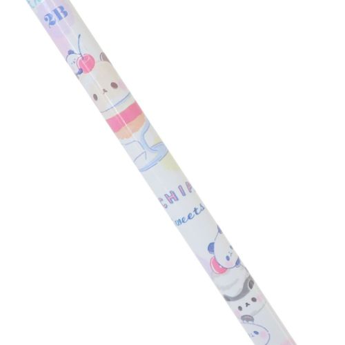 もちもちぱんだ グッズ えんぴつ かわいい ペアチャーム鉛筆 2B 丸軸