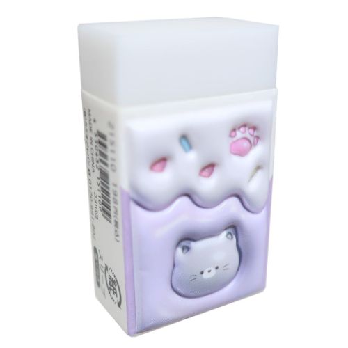 ぷっくり消しゴム WITH YOU ANIMAL けしごむ カミオジャパン クリーム