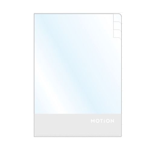 クリアファイル MOTiON ハイクリア3インデックスクリアファイル