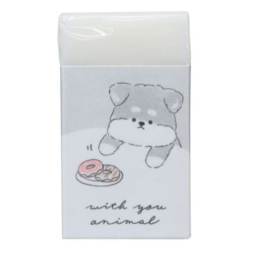 消しゴム WITH YOU ANIMAL まとまるくん シュナウザー 爆買
