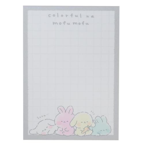 カミオジャパン メモ帳 ミニメモ カラフルナモフモフ かわいい 文房具