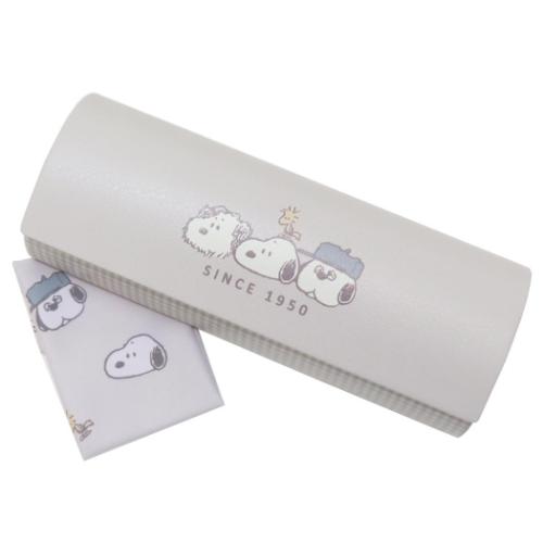 スヌーピー 眼鏡ケース クロス付メガネケース 仲良し兄弟 ピーナッツ カミオジャパン