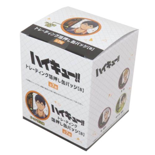 ハイキュー トレーディング箔押し缶バッジ B 全7種 7個入セット